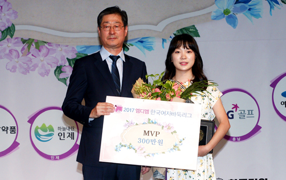김채영, MVPㆍ다승상 개인 2관왕 차지